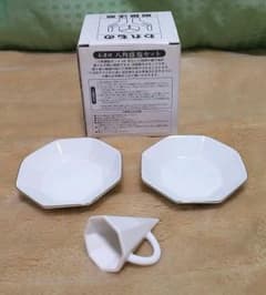 未使用・美濃焼 八角 盛り塩セットのサムネイル