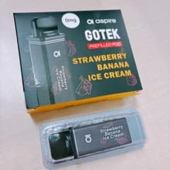 Aspire GOTEK 純正カートリッジ ストロベリーバナナアイス 1個のサムネイル