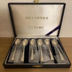 新品未使用】富士銀行 創業八十周年記念スプーン6個セット - メルカリ