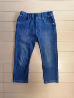 アンパサンド　デニムニット七分丈パンツ　120cmのサムネイル