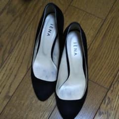 IENA　スエードパンプス　ブラックのサムネイル
