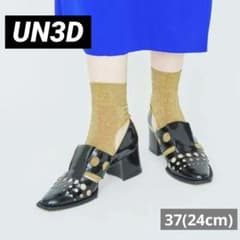 値下げ※【美品】UN3D《アンスリード》パンチングマニッシュシューズ 