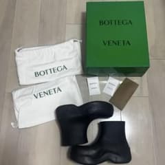 BOTTEGA VENETA パドルブーツ ブラック 40 黒 - メルカリ