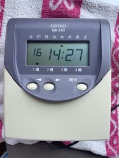 SEIKO タイムレコーダー　QR340のサムネイル