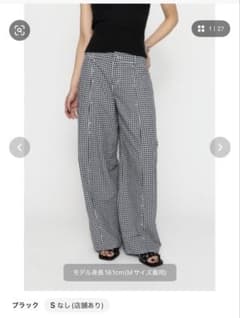 LAGUA GEM GINGHAM LOOSY パンツ - メルカリ