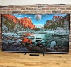 2021年製！65V型 4K 液晶テレビ フレームレス HDR対応 裏番組録画○のサムネイル