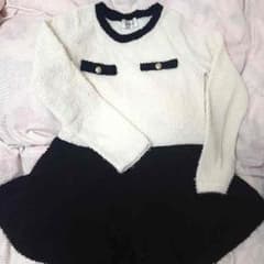 冬用 ペプラム風ワンピ/トップスのサムネイル