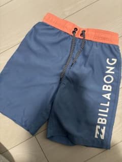 BILLABONG 水着 青・オレンジ　キッズ水着のサムネイル