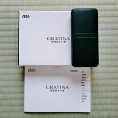 新品同様 au版 京セラ GRATINA KYF42 ブラック 4G ガラホのサムネイル