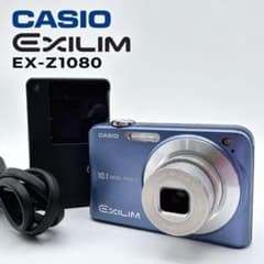 美品 CASIO EXILIM EX-Z1080 ブルー 動作確認済 コンデジ - メルカリ
