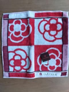 CLATHAS 花柄 タオルハンカチ 約25cmのサムネイル