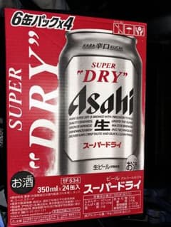 Asahi スーパードライ 350ml×24缶のサムネイル