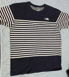 ノースフェイス　ボーダーTシャツ Lサイズのサムネイル