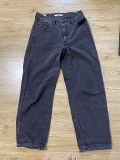 Levi's プレミアム BAGGY DAD デニム　ダークグレー系のサムネイル