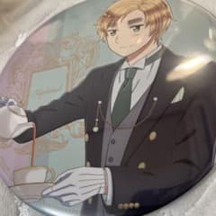 ヘタリア イギリス 執事 BIG缶バッジ - メルカリ