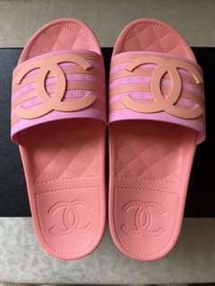 サマーセール！ 超美品 CHANEL シャネル ピンクベージュ サンダル 36 サマーセール！ 超美品 CHANEL シャネル ピンクベージュ