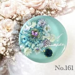 レジン ヘアゴム ドライフラワー No.161 - メルカリ