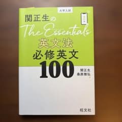 関正生のThe Essentials 英文法 必修英文100のサムネイル