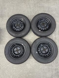アトレーS710V 中古タイヤ&ホイール、カバー付き　４本のサムネイル