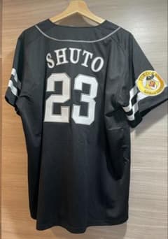 福岡ソフトバンクホークス 周東佑京 ビジターレプリカユニフォーム 23
