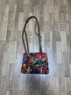 KENZO ケンゾー ヴィンテージ 花柄 ショルダーバッグ マルチカラー 