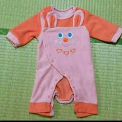 C★I様専用 美品☆うさぎちゃんタオル地カバーオール☆のサムネイル