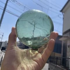 ガラス玉 浮き玉 直径約10cm③ - メルカリ