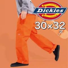 新品】30/32 オレンジ ディッキーズ ダブルニー ワークパンツ - メルカリ