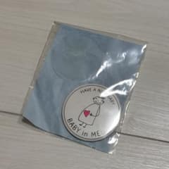 【マタニティマーク】缶バッジ BABY in MEのサムネイル