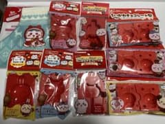 【新品未開封】ちいかわ ロッテ チョコレート型 歴代8種セット＋おまけ