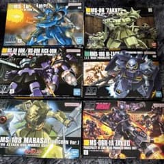 ガンプラ HG 6種セット 未組立のサムネイル