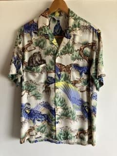 ヴィンテージ　PENNEY'S アロハシャツ 60s 和柄　三角タグのサムネイル