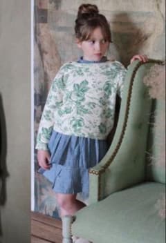 bonjour diary ボンジュールダイアリー　2024aw ニット　10Yのサムネイル