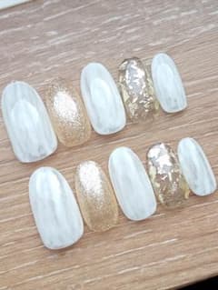 《サイズオーダー》ネイルチップ　ジェル　ニュアンス　No.4のサムネイル