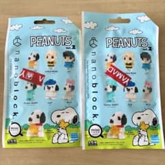 【新品・未開封】ナノブロック PEANUTS vol.2 2パックセットのサムネイル