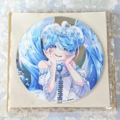 SNOW MIKU 스노우 미쿠 코스터형 펍 미러 백설과 디자인 B