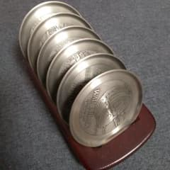 ROYAL SELANGOR PEWTERコースター6枚組！木製台座付き！美品！ - メルカリ