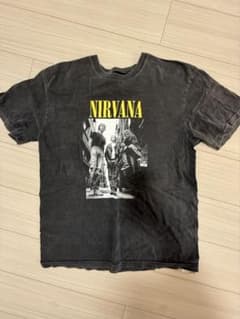 NIRVANA フロントプリント ブラックTシャツのサムネイル