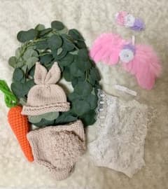 ニューボーンフォトセット　７点のサムネイル