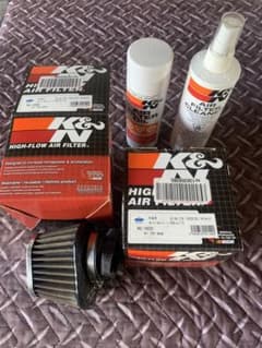 Ｋ＆Ｎ　エアフィルター２個　クリーナー、オイルセットのサムネイル