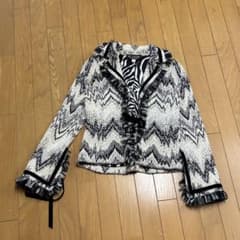 新品 ST.JOHN セントジョン USA製 ウール混 ツイードニットジャケット