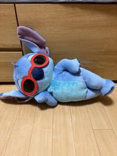 ディズニー スティッチ 横向き寝そべり超BIGぬいぐるみ　サングラス