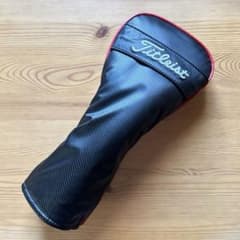 【美品】タイトリスト Titleist ドライバー用ヘッドカバー／黒赤のサムネイル