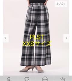 リヨセルリネンチェックワイドパンツのサムネイル