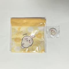 くら寿司 ちいかわ うさぎ 巾着 缶バッジのサムネイル
