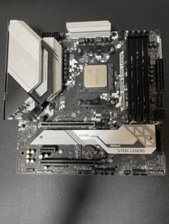 ryzen 7 5700x B550M STEEL LEGENDセット - メルカリ