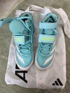 adidas ADIZERO スパイク シューズ ライトブルーのサムネイル