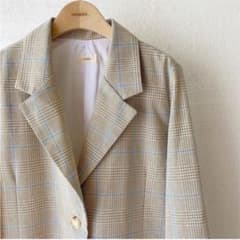 【最終値下げ】howdy over size check jacketのサムネイル