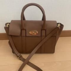 マルベリー　ベイズウォータースモール　ブラウン　グレインレザー ショルダーバッグのサムネイル