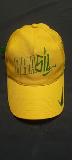 NIKE ナイキ ブラジル代表 キャップ 帽子 サッカー Y2K 黄×緑のサムネイル